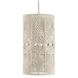 Natural Whitewash Mod Pendant Pendants LOOMLAN By Currey & Co