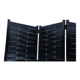 Nauce Wooden Screen Room Divider Black Room Dividers LOOMLAN By Moe's Home