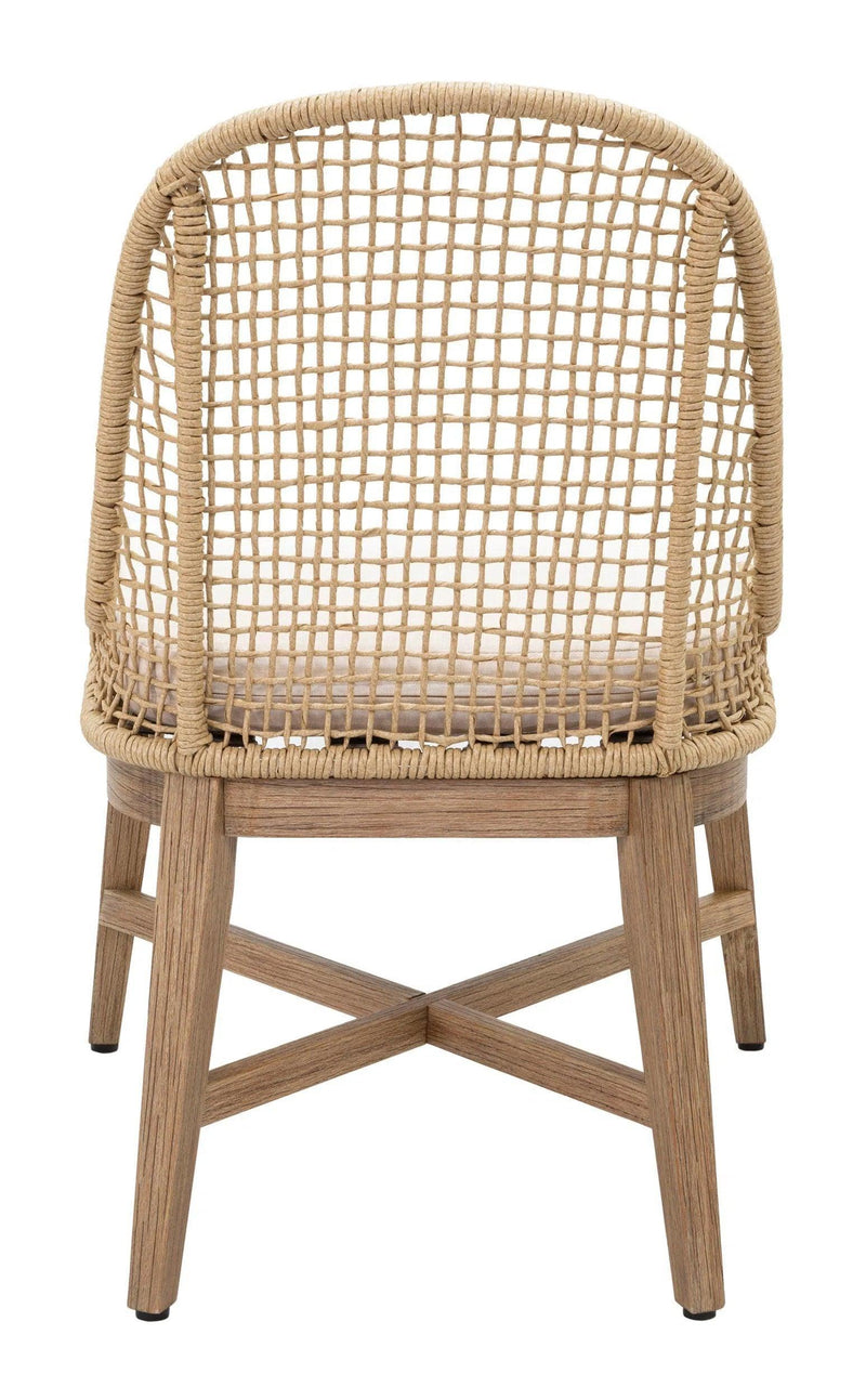 Nautilus Dining Chair Set of Two by John Kelly - Natural Outdoor Outdoor Dining Chairs LOOMLAN By Seasonal Living