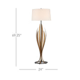 Neilos Floor Lamp Floor Lamps LOOMLAN By Currey & Co