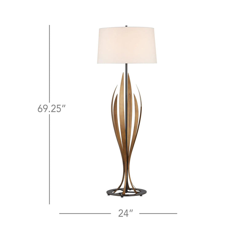 Neilos Floor Lamp Floor Lamps LOOMLAN By Currey & Co