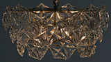 Neive Metal Small Chandelier With Brass Finish Chandeliers LOOMLAN By Noir