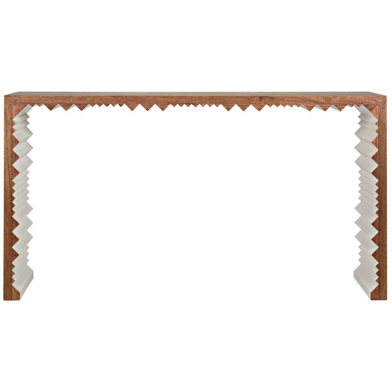 Nelson Wood Rectangle Console Table Console Tables LOOMLAN By Noir