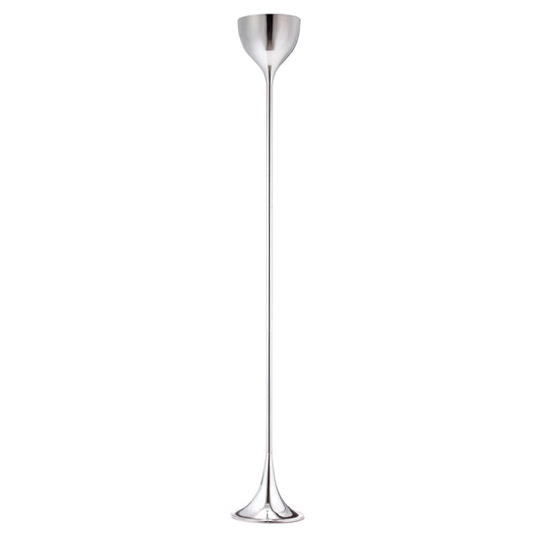 Neutrino Floor Lamp Chrome Floor Lamps LOOMLAN By Zuo Modern