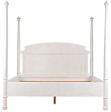 New Douglas Wood White Washed Bed Frame Beds LOOMLAN By Noir