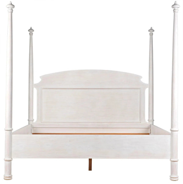 New Douglas Wood White Washed Bed Frame Beds LOOMLAN By Noir