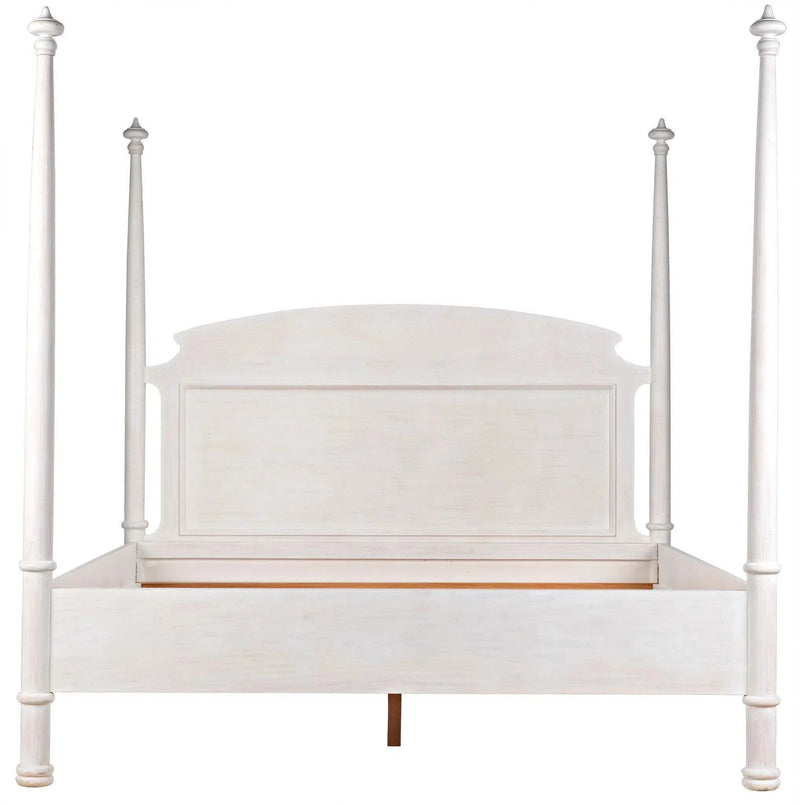 New Douglas Wood White Washed Bed Frame Beds LOOMLAN By Noir