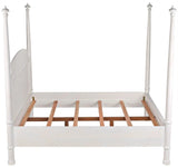 New Douglas Wood White Washed Bed Frame Beds LOOMLAN By Noir