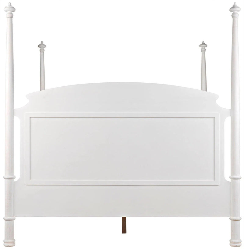 New Douglas Wood White Washed Bed Frame Beds LOOMLAN By Noir