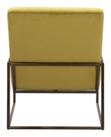 New York Accent Chair Olive Green Club Chairs LOOMLAN By Zuo Modern