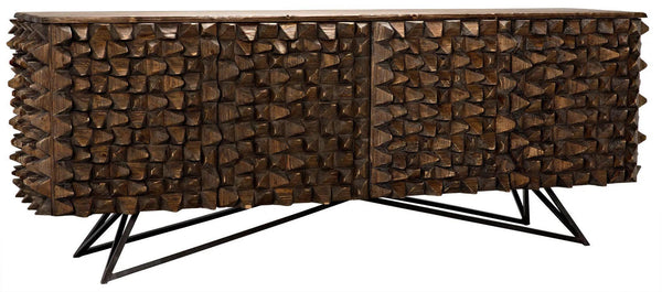 New York Wood and Steel Sideboard Sideboards LOOMLAN By Noir