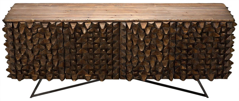 New York Wood and Steel Sideboard Sideboards LOOMLAN By Noir