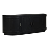 Nicola Natural Wood Media Cabinet TV Stands & Media Centers LOOMLAN By Moe's Home