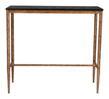 Nida Black and Bronze Rectangular Bar Table Bar Tables LOOMLAN By Zuo Modern