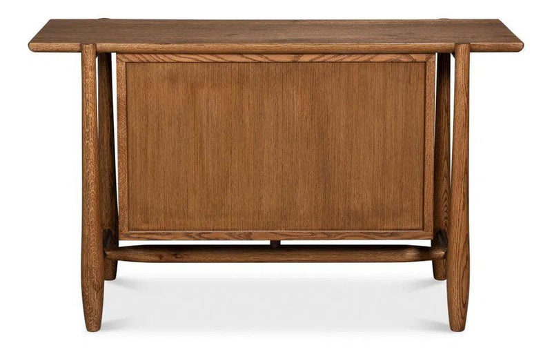 Nido Natural Wood 2 Door Rattan Sideboard Sideboards LOOMLAN By Sarreid