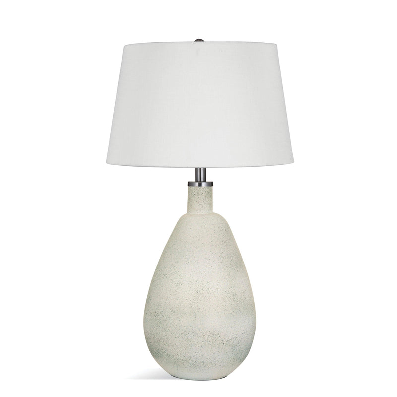 Niello Ceramic White Table Lamp Table Lamps LOOMLAN By Bassett Mirror