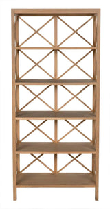 Nikolai Bookcase, White Oak Bookcases LOOMLAN By Noir