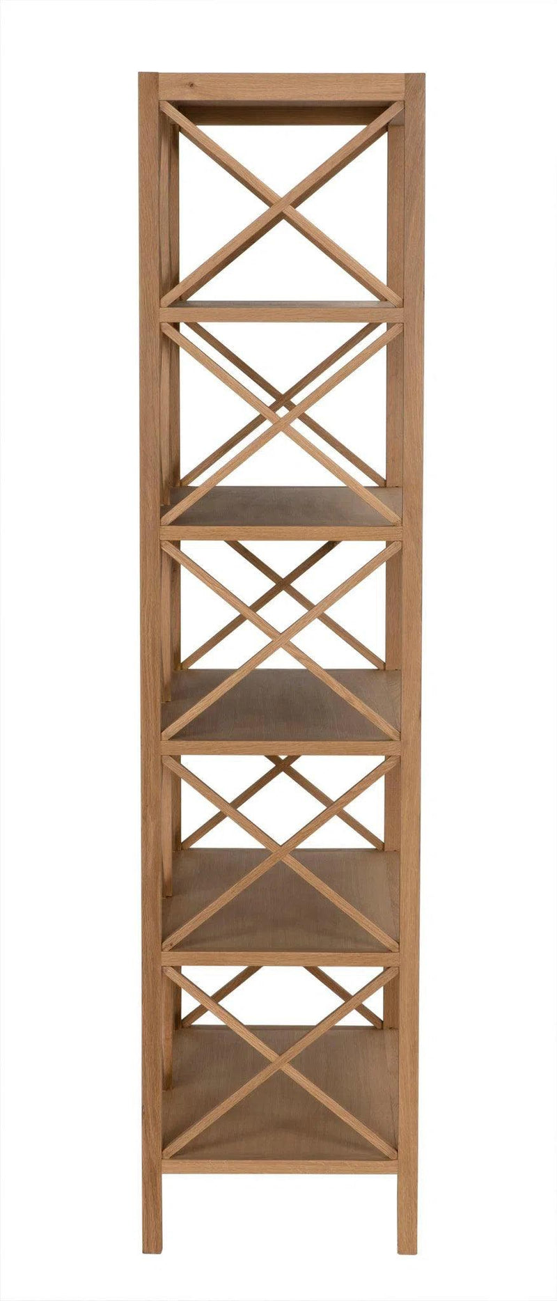 Nikolai Bookcase, White Oak Bookcases LOOMLAN By Noir