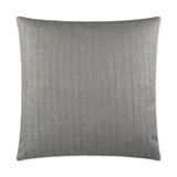 Ninon Silver Grey Throw Pillow With Insert Throw Pillows LOOMLAN By D.V. Kap