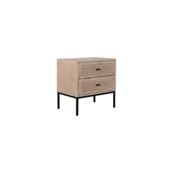 Noah Bedside Table Natural Nightstands LOOMLAN By Artesia