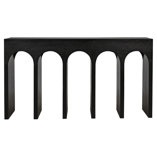 Noir Bridge Console Table Black Console Tables LOOMLAN By Noir