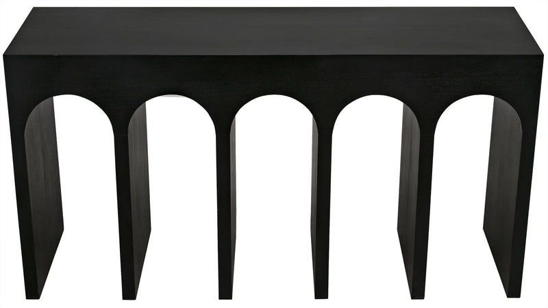 Noir Bridge Console Table Black Console Tables LOOMLAN By Noir