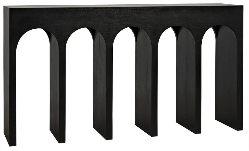 Noir Bridge Console Table Black Console Tables LOOMLAN By Noir