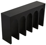 Noir Bridge Console Table Black Console Tables LOOMLAN By Noir