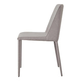 Nora Fabric Grey Dining Chair – Modern Dining Room Furniture Dining Chairs LOOMLAN By Moe's Home