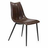 Norwich Leather Armless Dining Chair (Set Of 2)