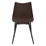 Norwich Leather Armless Dining Chair (Set Of 2)