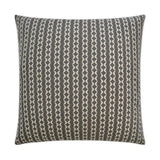 Notch Greystone Grey Throw Pillow With Insert Throw Pillows LOOMLAN By D.V. Kap