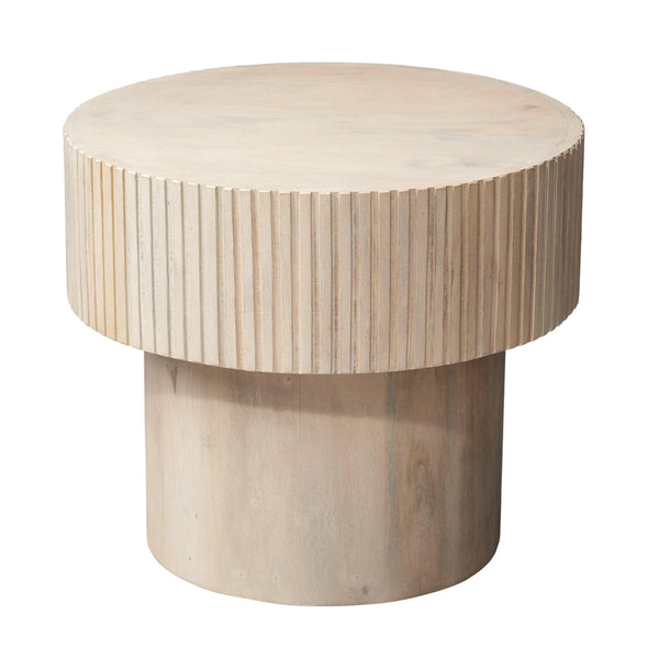 Notch Round Side Table Side Tables LOOMLAN By Jamie Young