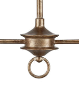 Nottaway Bronze Linear Chandelier Chandeliers LOOMLAN By Currey & Co