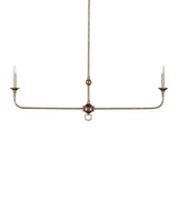 Nottaway Bronze Linear Chandelier Chandeliers LOOMLAN By Currey & Co