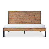 Nova Pine Reclaimed Wood Bed Frame Beds LOOMLAN By Moe's Home