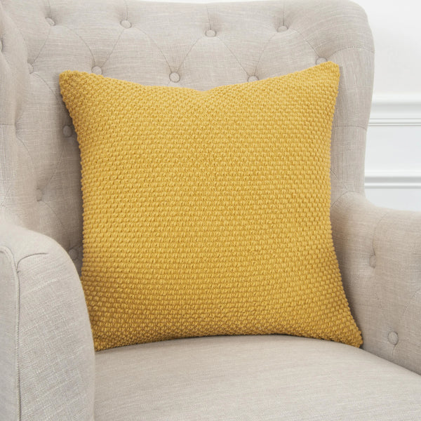 Nubby Texture Retro Throw Pillow With Down Insert Throw Pillows LOOMLAN By LOOMLAN