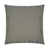 Nurella Mint Grey Throw Pillow With Insert Throw Pillows LOOMLAN By D.V. Kap