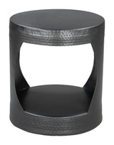 Nuuk Side Table Black Side Tables LOOMLAN By Zuo Modern