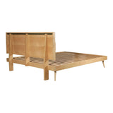 O2 Natural Wood Bed Beds LOOMLAN By Moe's Home