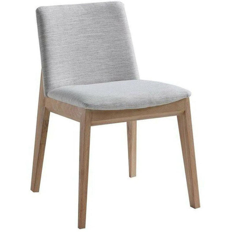 Deco Polyester Upholstered Armless Dining Chair (Set Of 2)