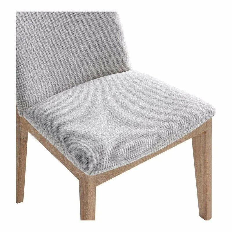 Deco Polyester Upholstered Armless Dining Chair (Set Of 2)