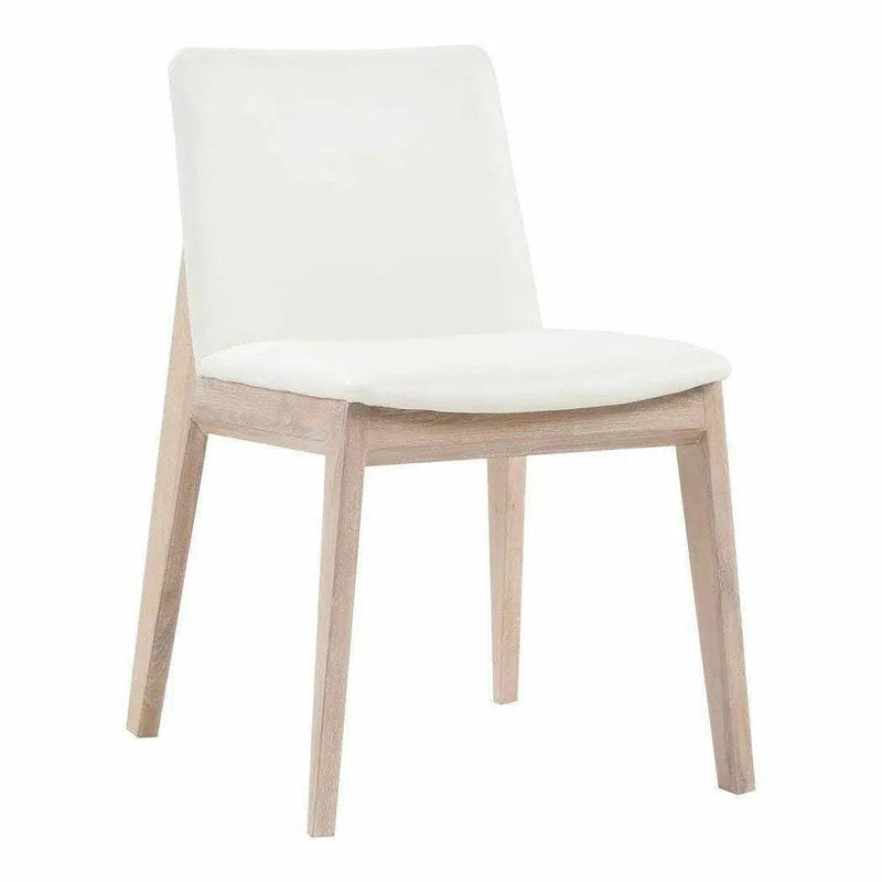 Deco Polyester Upholstered Armless Dining Chair (Set Of 2)