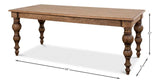 Oak Dining Table Dining Tables LOOMLAN By Sarreid