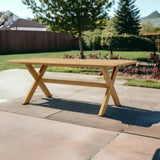 Oakville Rectangular Outdoor Teak Dining Table Outdoor Dining Tables LOOMLAN By HiTeak