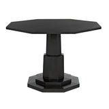 Octagon Wood Black Geometric Dining Table Dining Tables LOOMLAN By Noir