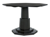 Octagon Wood Black Geometric Dining Table Dining Tables LOOMLAN By Noir