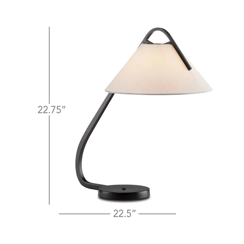 Oil Rubbed Bronze Frey Desk Lamp Barry Goralnick Collection Table Lamps LOOMLAN By Currey & Co