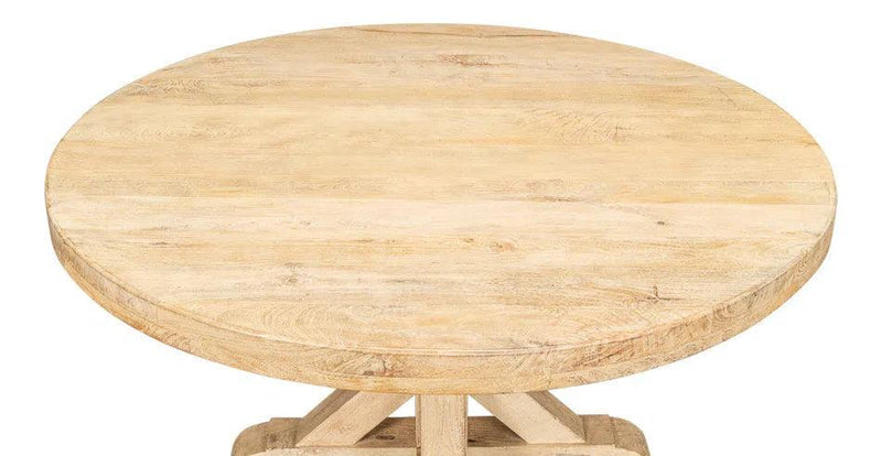 Oleski Round Dining Table Seats 6 Dining Tables LOOMLAN By Sarreid