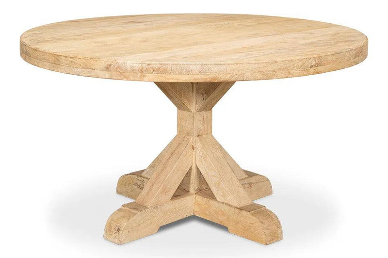 Oleski Round Dining Table Seats 6 Dining Tables LOOMLAN By Sarreid